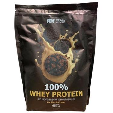 Imagem de Whey Protein Concentrado 100% Reall Nutrition 900g Proteina, Cookies C