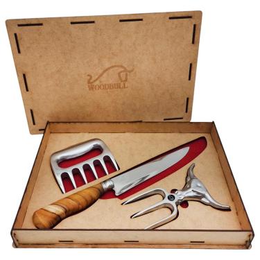 Imagem de Kit Churrasco Doutor Churras, Completo para Preparar e Servir Carnes com Precisão e Estilo, Perfeito para Mestres Churrasqueiros e Amantes do Churrasco – WOODBULL.