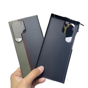 Imagem de Waillynice Capa de fibra de carbono original para Samsung Galaxy S24 Ultra anti-queda com design de capa de fibra de aramida S24ultra (600DColor), para S24 Ultra)