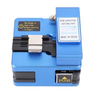 Imagem de YWBL-WH Máquina de Corte por Fusão a Quente de Fibra, Acessório 3 Em 1 Com 16 Faces Finais para Cortador de Fio FTTH, Ferramenta de Precisão de ângulo de 0,6 Graus para Cutelo de Fibra óptica, Liga