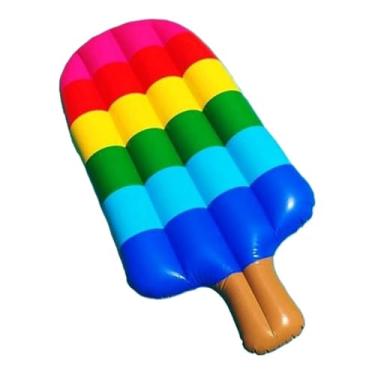 Imagem de Boia InfláVel Picolé Gigante | Design Divertido Para Piscina | Flutuador Adulto E Infantil