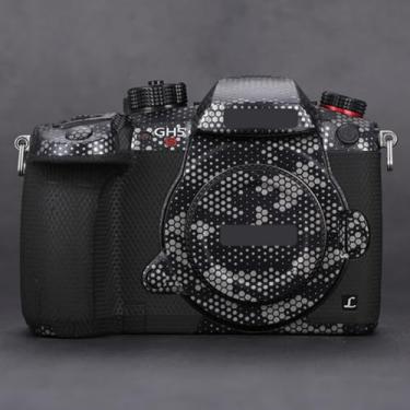 Imagem de Adesivo de capa de câmera GH5 para Panasonic Lumix GH5 Película protetora antiarranhões Decoração de pele e resistência ao desgaste (titânio Mamba)