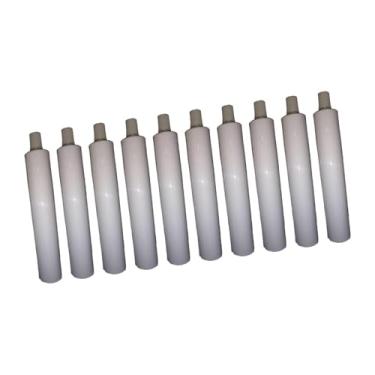 Imagem de Sclmgo Tubos de Tinta de Alumínio Vazios, Armazenamento de Pasta de Dente, Recipiente Recarregável, Embalagens de Amostras para Viagens, 10 Unidades de 100ml