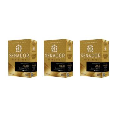 Imagem de Kit 3 Sabonete Senador Gold 130g