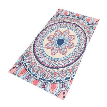 Imagem de ZJchao Toalha de Praia de Microfibra Extra Grande, Fina, Leve, de Secagem Rápida, Absorvente, Toalha de Areia para Piscina, Acampamento, Praia, Viagem, Ioga, Algodão 75x150cm