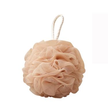 Imagem de Esponja de bucha de banho, esponja esfoliante corporal de bucha de chuveiro, bola de pufe de malha de banho para mulheres e homens
