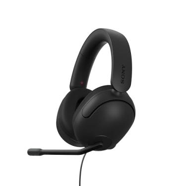 Imagem de Sony INZONE H3 Fones de ouvido com fio para jogos com microfone, fones de ouvido PS5, Over-Ear, som espacial 360 personalizado, certificado Discord MDR-G300 (preto)