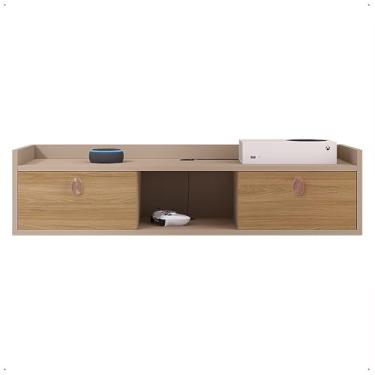 Imagem de Penteadeira camarim suspensa parede para quarto maquiagens TV,penteadeira escrivaninha(Fendi/Hanover)