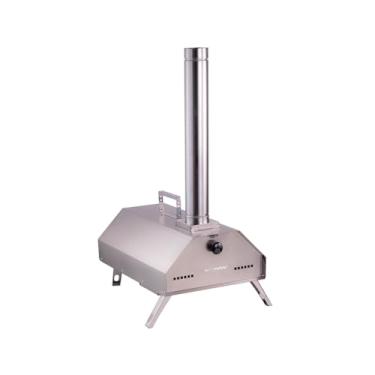 Imagem de Mini Forno de Pizza A Lenha Antonow - Portátil - Inox Escovado