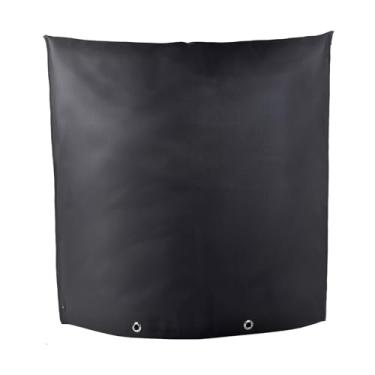 Imagem de Capa para proteção contra o refluxo de 76 cm L x 66 cm A capa de inverno com isolamento para proteção contra congelamento de cachimbo de inverno, caixa de válvula e controle de irrigação de água (40 cm L x 50 cm A, preto)