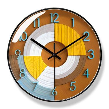 Imagem de Relógio de parede moderno, estilo retrô, 30 cm, silencioso, sem tique-taque