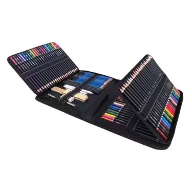 Imagem de Conjunto de lápis Sketch 83 unidades com lápis de cor grafite Charco