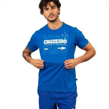 Imagem de Camiseta Cruzeiro Oficial linha Torcedor Algodão Masculina-Masculino