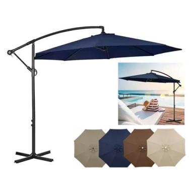 Imagem de Ombrelone Lateral Suspenso 3m Kauai Guarda Sol Piscina Jardim - AMZ, A