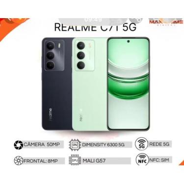Imagem de Smartphone Realme C71 5G  Versão Global 8 GB RAM 256 GB  Design Premiu