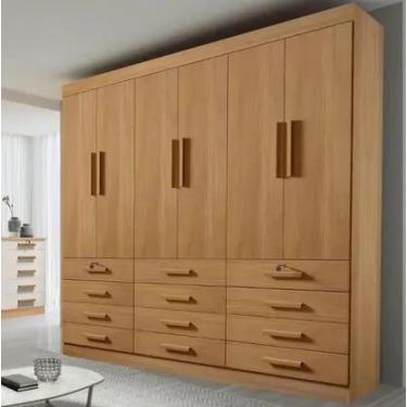 Imagem de Guarda Roupas Mônaco Plus 6Pts 100 MDF DDoro Móveis D Doro Móveis - MO