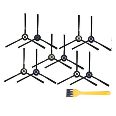 Imagem de Compatible With ILife A7 A9S / DEXP LF800 Genio Deluxe 500 Robot Vacuum Cleaner Main Side Brush Hepa Filter Mop Spare Parts Accessories(10pcs Side Brush)