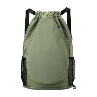 Imagem de Zxpjkyu Mochila de Tênis, Mochila Esportiva, Bolsa para Badminton, Bolsa para Tênis E Futebol, Acessórios, Verde