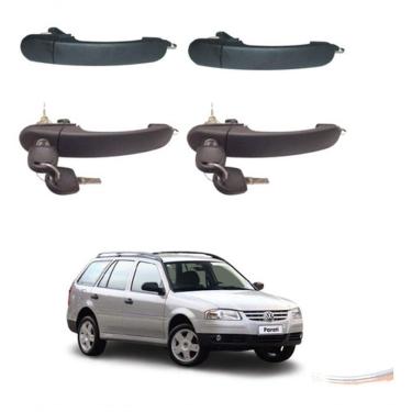 Imagem de Kit 4 Maçanetas Externas Snake Key Gol Parati 99 A 14 4 Ptas - Un / 4 [f103]