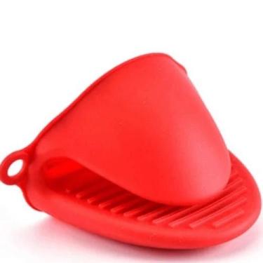 Imagem de Luva de Silicone Bico de Pato Para Cozinha Resistente ao Calor e Antid