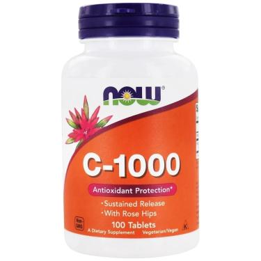 Imagem de Vitamina C - 1000 mg 100 Tablets com Rosa Mosqueta Now Foods