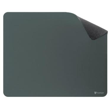 Imagem de Mouse Pad TopGet ProControl | Gamer & Home Office | Precisão, Deslize Suave | Base Borracha Antiderrapante, Poliéster Durável | 22x18 cm (Grafite)