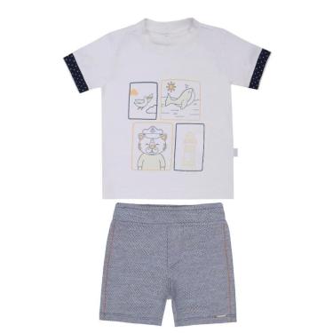 Imagem de CONJUNTO CAMISETA BERMUDA MARINHEIRO LE BHUA-Masculino
