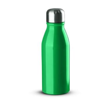 Imagem de Garrafa Squeeze de Alumínio 500ml | Tampa Inox Rosqueável com Anel de Silicone | Compacta, Ultra Leve 82g | Design Premium para Bolsa e Escritório (Verde)