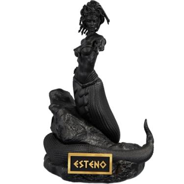Imagem de Estátua Esteno Mitologia Grega Estatueta - Górgona - Versão 3 (Cor Aurum Noctis)
