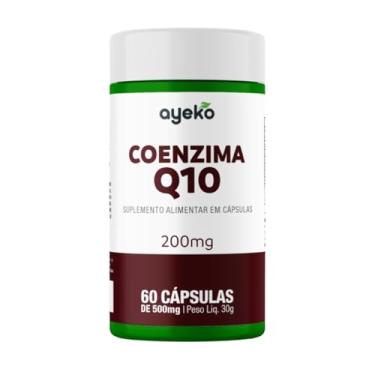 Imagem de Coenzima Q10 200mg Alta Concentração + Vitamina E 60caps Ayeko