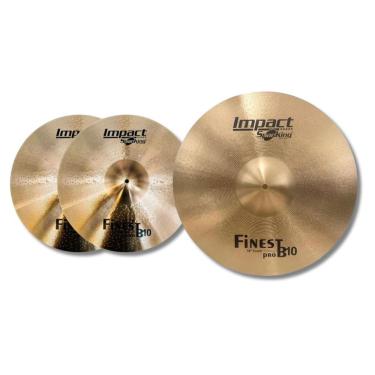 Imagem de Kit 14 Hit-Hat + 18 Crash Impact Finest Liga B10 Spanking