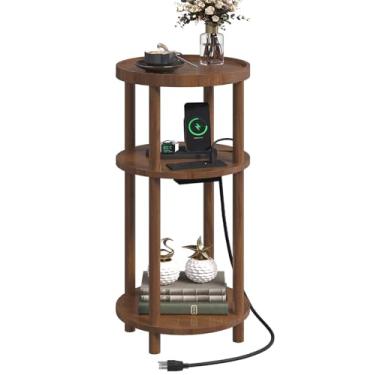 Imagem de Mesa lateral redonda pequena SYM01EET01