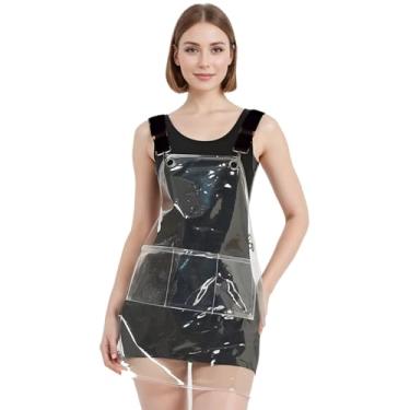 Imagem de LUMINFLY Avental ajustável cruzado à prova d'água com 3 bolsos, leve para cozinha, salão de beleza, uso artístico, 22,4 x 59,9 cm