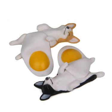 Imagem de Conjunto de estatuetas Adoráveis Corgi e Husky Dog para jardim ou casa