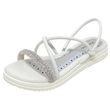 Imagem de Sandália Flatform Menina Estilo Conforto Brilho Pink Cats