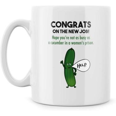 Imagem de Caneca de café Cuc Congrats on the New Job Ceramic 350ml - yiweisai