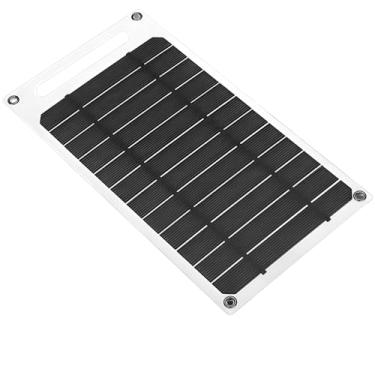 Imagem de Carregador solar monocristalino USB de 10 W, painel solar de alta eficiência para carregar telefones, tablets, carregadores portáteis e muito mais, solução portátil para uso externo