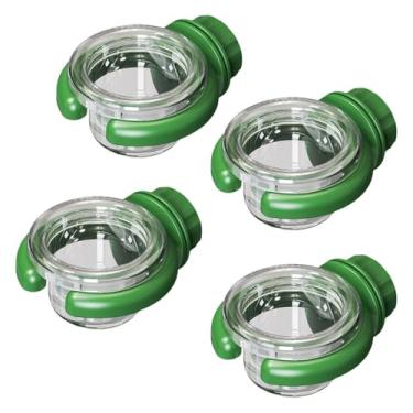 Imagem de Ｂｅｓｇａ Conjunto de 4 bebedouros para pássaros, decorativos e multifuncionais, fáceis de limpar, ideais para presentear em jardins. Acessórios profissionais e, Verde