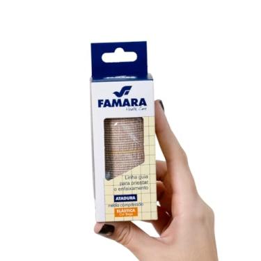 Imagem de Atadura Elastica Media Compressão 10CM X 1,30M Bege c/Presilhas