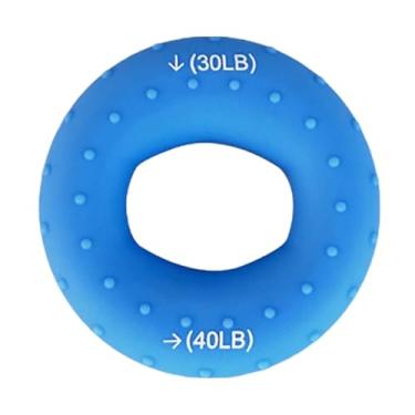 Imagem de Shakven Anel fortalecedor de aperto de mão, anéis de silicone para treinamento de aperto - Fortalecedor Muscular das Mãos | Treinador de força do antebraço, treinador de aperto de mão, anéis de