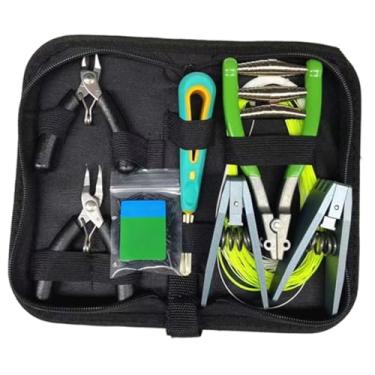 Imagem de Vaveren Kit de ferramentas para encordoamento de raquetes de badminton, alicate para cordas, prático, acessórios convenientes, ferramenta de fixação para