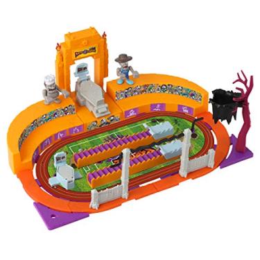 Imagem de Bandai Namco - World of Zombies Deluxe Sports Stadium playset with 2 Exclusive Figures (U.S.Z. Cowboy and Zrance Zrench Chef) and 2 bio Cards