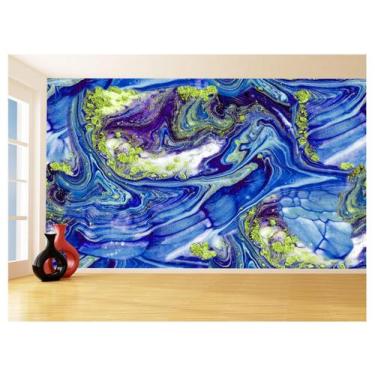 Imagem de Papel De Parede 3D Estilo Marmore Tintas Cores 3,5M Mbr137 - Você Deco