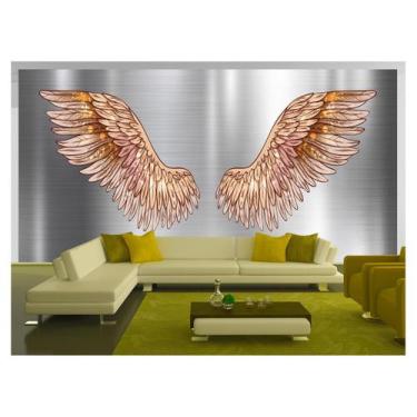 Imagem de Papel De Parede 3D Arte Asas Selfie Insta Cores 3,5M Tra224 - Você Dec