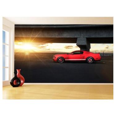 Imagem de Papel De Parede 3D Carro Ford Mustang Muscle Car 3,5M Car86 - Você Dec