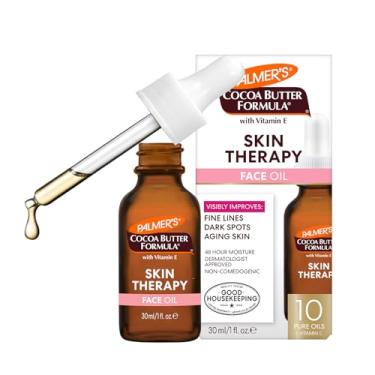 Imagem de Manteiga de Cacau fórmula hidratante da pele de Palmer Oil Therapy para Face com vitamina E, Rosehip Fragrance, 1 onça