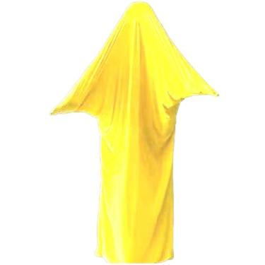 Imagem de É um vestido de dança com meias sensoriais elásticas para reuniões no campus, meias sensoriais para crianças e adultos com autismo (amarelo brilhante, altura (66-73))
