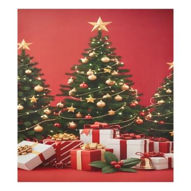 Imagem de SEHANY Capa magnética para lava-louças de árvore de Natal, adesivos magnéticos para decoração de Natal antiarranhões para painel de geladeira e lava-louças, decoração de Natal de cozinha doméstica 58