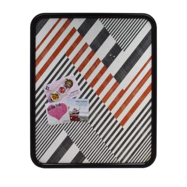 Imagem de CONCEPTS Quadro de avisos decorativo de tela emoldurada com moldura dourada, quadro de avisos moderno para notas, fotos e lembretes, alternativa para quarto, dormitório, escritório (tela de impressão