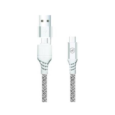 Imagem de Cabo Thunder 65W 2 em 1 Tipo C/Tipo C/USB-A - 1,8M - Gshield